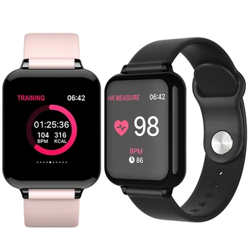 New B57 color screen smart watch heart rate blood pressure oximeter step exercise call reminder Bluetooth waterproof watch brace
New B57 color screen smart watch heart rate blood pressure oximeter step exercise call reminder Bluetooth waterproof watch brace