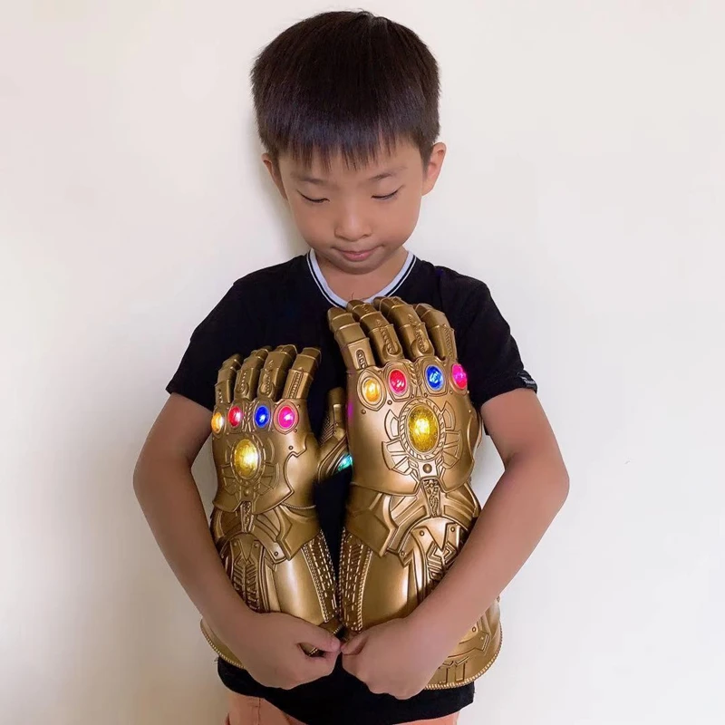 Avengers 4 Iron Man Infinity Gauntlet Cosplay Arm Thanos Mask Glove Latex Thanos Gloves Arms Superhero Toys Weapon Party Props
Avengers 4 Iron Man Infinity Gauntlet Cosplay Arm Thanos Mask Glove Latex Thanos Gloves Arms Superhero Toys Weapon Party Props