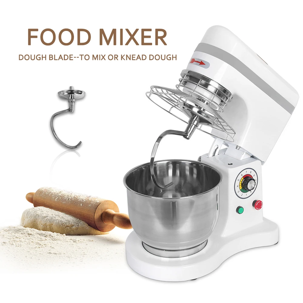 Description Picture 6 of itemITOP 5L Food Mixer Professional Electric Food Processors Commercial Dough Mixer Cream Blender Cream Egg Whisk Blender Heavy Duty