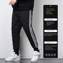 Winter New Men's Down Pants White Duck Down Thickened Pants Youth Warm Outdoor Sports Pants Lightweight Down Pants Free Shipping
Winter New Men's Down Pants White Duck Down Thickened Pants Youth Warm Outdoor Sports Pants Lightweight Down Pants Free Shipping