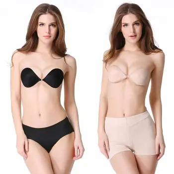 Women's Strapless Bra Self-Adhesive Seamless Front Closure Sticky Backless Solid Silicone Push Up Bras Sexy Lingerie Underwear
Women's Strapless Bra Self-Adhesive Seamless Front Closure Sticky Backless Solid Silicone Push Up Bras Sexy Lingerie Underwear