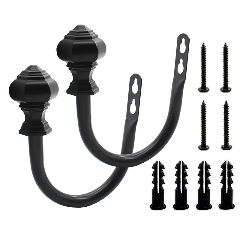 2PCS Curtain Holdback,U Shaped Hook Wall Mounted Drapery Tiebacks with Screw,Heavy Duty Metal Window Drapery Holder Drapery Hook
2PCS Curtain Holdback,U Shaped Hook Wall Mounted Drapery Tiebacks with Screw,Heavy Duty Metal Window Drapery Holder Drapery Hook