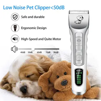 2020 NEW Cordless Dog Clipper With 5 Speeds Adjustment LCD Display Low Noise Rechargeable Grooming Clipper for Small/Large Dogs
2020 NEW Cordless Dog Clipper With 5 Speeds Adjustment LCD Display Low Noise Rechargeable Grooming Clipper for Small/Large Dogs