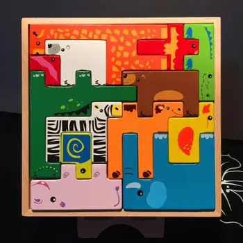 Creative Animal Building Blocks Toys Family/party Gift For Children Colorful Funny Wooden Game Early Educational Jigsaw Toy
Creative Animal Building Blocks Toys Family/party Gift For Children Colorful Funny Wooden Game Early Educational Jigsaw Toy