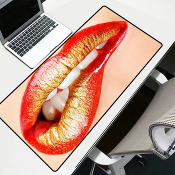 Large Mouse Pad Sexy Lips Pattern Game Accessories Black Seam Computer PC Notebook Office Keyboard Game Mouse Pad Desk mat
Large Mouse Pad Sexy Lips Pattern Game Accessories Black Seam Computer PC Notebook Office Keyboard Game Mouse Pad Desk mat