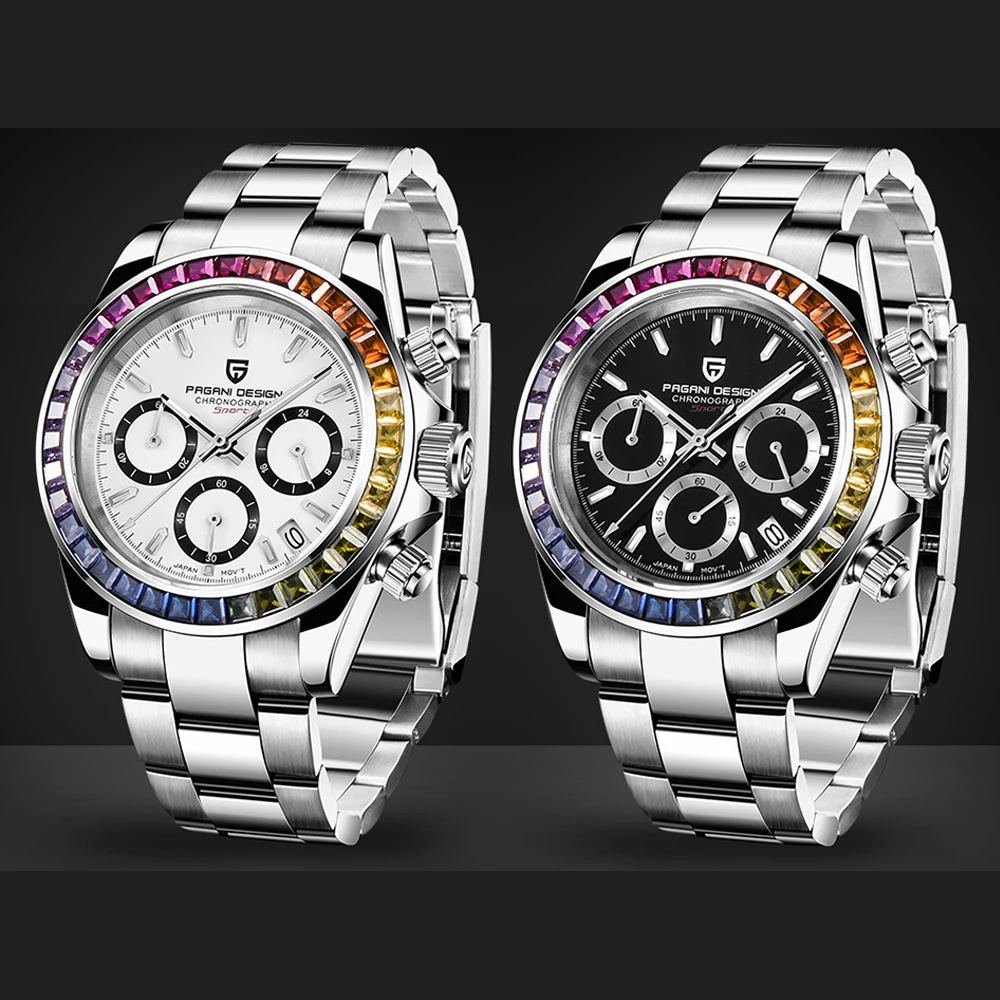 40mm PAGANI Design Mens Chronograph Watch Stylish Sport Quartz Clock Brand Luxury Business Waterproof Watch Relogio Masculino
40mm PAGANI Design Mens Chronograph Watch Stylish Sport Quartz Clock Brand Luxury Business Waterproof Watch Relogio Masculino