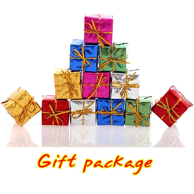 hot sale 12pcs christmas mini gift box christmas