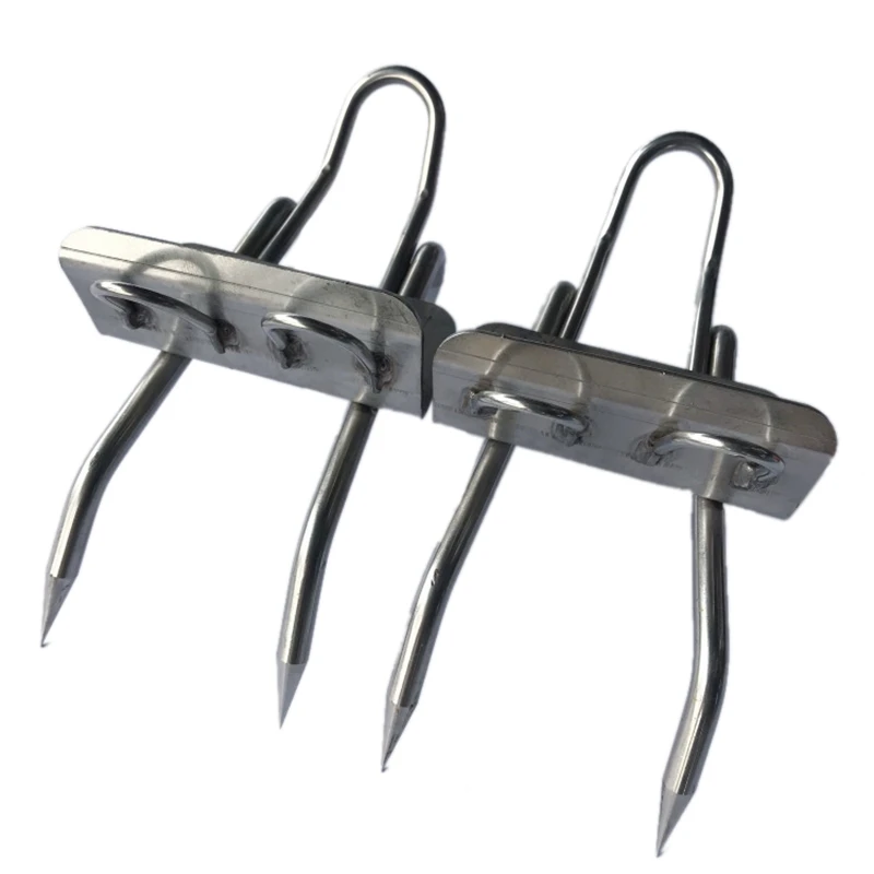 NEW-Pole Climbing Spiked Hunting Observation Picking 304 Stainless Steel Climbing Shoes Simple Cat Paws on the Tree Climbing Sho
NEW-Pole Climbing Spiked Hunting Observation Picking 304 Stainless Steel Climbing Shoes Simple Cat Paws on the Tree Climbing Sho