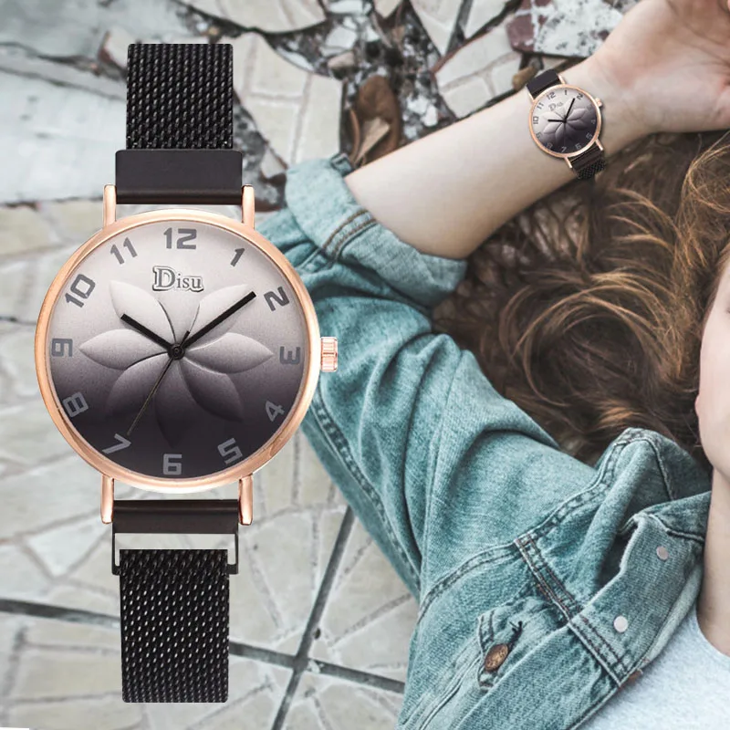 WJ-8628 2019 New Style Ladies Dress montre femme Fashion Design Flower Relief Dial Magnetic Gradual Quartz Women Watches
WJ-8628 2019 New Style Ladies Dress montre femme Fashion Design Flower Relief Dial Magnetic Gradual Quartz Women Watches