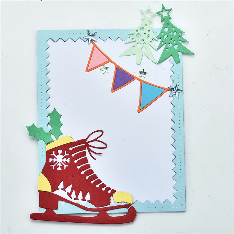 Naifumodo Skate Dies Christmas Tree Metal Cutting Dies Scrapbooking for Card Making DIY Embossing Cuts Craft Letter Dies
Naifumodo Skate Dies Christmas Tree Metal Cutting Dies Scrapbooking for Card Making DIY Embossing Cuts Craft Letter Dies