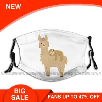 Llama Mouth Face Mask Adorable Sloth Relaxing Facial Mask with Filters Nice Adult Polyester Mask
Llama Mouth Face Mask Adorable Sloth Relaxing Facial Mask with Filters Nice Adult Polyester Mask