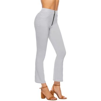 High Waist Zipper Flare Boot Cut Pants Women Autumn Winter Pockets Casual Sweatpants Plain Solid Clothing Female 2019
High Waist Zipper Flare Boot Cut Pants Women Autumn Winter Pockets Casual Sweatpants Plain Solid Clothing Female 2019