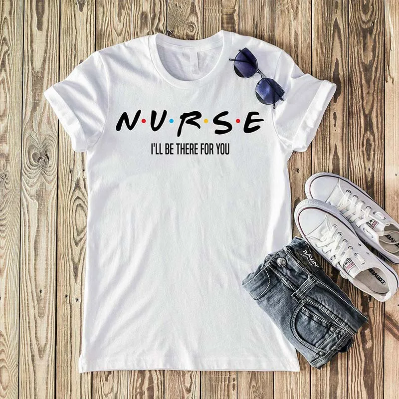 Женская футболка с надписью keep calm летняя забавным дизайном топ для медсестры