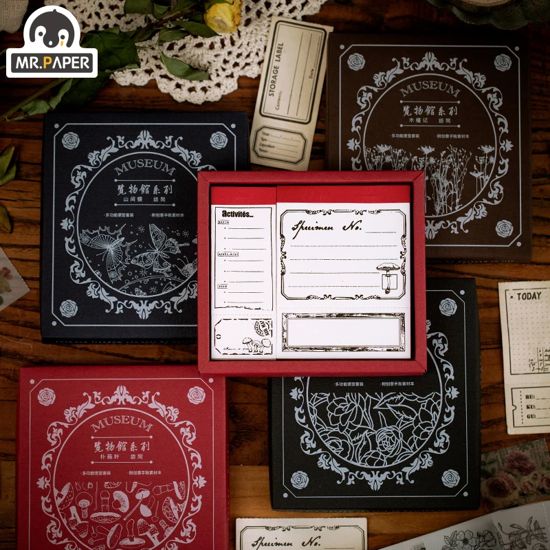 Mr.Paper 30pcs 4 Designs Botany Series Memo Pad Sticky Multi Function Notes DIY with Material Take-away Butter Paper Tearable
Mr.Paper 30pcs 4 Designs Botany Series Memo Pad Sticky Multi Function Notes DIY with Material Take-away Butter Paper Tearable