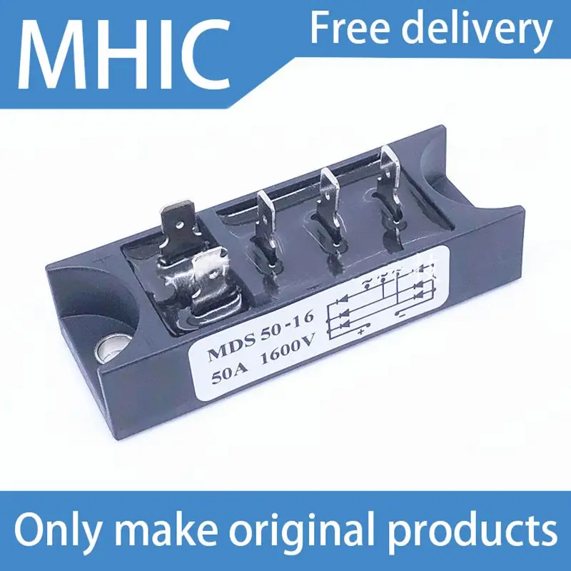 1PCS/LOT Inverter welding machine three-phase rectifier bridge rectangular MDS60A1600V MDS60A rectifier module MDS50A
1PCS/LOT Inverter welding machine three-phase rectifier bridge rectangular MDS60A1600V MDS60A rectifier module MDS50A