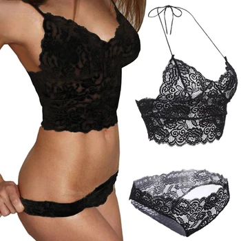 Sexy Women Lace Bra Lingerie Set Hollow Out Lingeria Backless Bra Sexy Sling Transparent Bra Set Underwear Plus Size Bralette
Sexy Women Lace Bra Lingerie Set Hollow Out Lingeria Backless Bra Sexy Sling Transparent Bra Set Underwear Plus Size Bralette