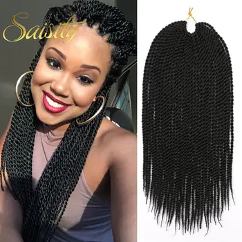 Saisity 14Inch 18 Inch Thin Small Senegalese Twist Crotchet Braids Hair ExtensionsCrotchet Hair Ombre Synthetic Braiding Hair
Saisity 14Inch 18 Inch Thin Small Senegalese Twist Crotchet Braids Hair ExtensionsCrotchet Hair Ombre Synthetic Braiding Hair