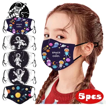 5PCS Kids Children Cartoon Space Funny Prints Outdoor Reusable Face Cover Mask Breathable Earloop Mouth Cover Face Shiled#3
5PCS Kids Children Cartoon Space Funny Prints Outdoor Reusable Face Cover Mask Breathable Earloop Mouth Cover Face Shiled#3