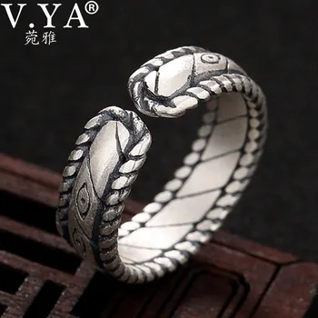 V.YA S990 Thai Silver Open Rings for Women Men Vintage Weave Eyes Pattern Figure Ring Female Jewelry Fashion Gifts
V.YA S990 Thai Silver Open Rings for Women Men Vintage Weave Eyes Pattern Figure Ring Female Jewelry Fashion Gifts