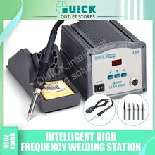 Quick 203H Auto soldering rework station Set replace handle iron tips soldering station Digital display Phone Repair BGA
Quick 203H Auto soldering rework station Set replace handle iron tips soldering station Digital display Phone Repair BGA