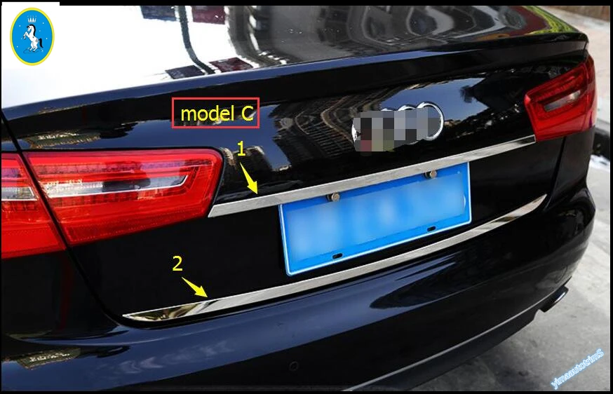 Yimaautotrims Rear Trunk Cover Tailgate Trim Hatch Back Door Molding Boot Garnish Fit For Audi A6 2013 - 2016 Stainless Steel
Yimaautotrims Rear Trunk Cover Tailgate Trim Hatch Back Door Molding Boot Garnish Fit For Audi A6 2013 - 2016 Stainless Steel