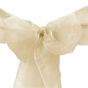 Wedding Table Decoration Beige Organza Sash
Wedding Table Decoration Beige Organza Sash