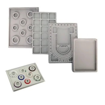 1Pcs Gray Flocked Bead Board Bracelet Necklace Beading DIY Jewelry Making Organizer Tray Design DIY Craft Tool Accessories 
1Pcs Gray Flocked Bead Board Bracelet Necklace Beading DIY Jewelry Making Organizer Tray Design DIY Craft Tool Accessories