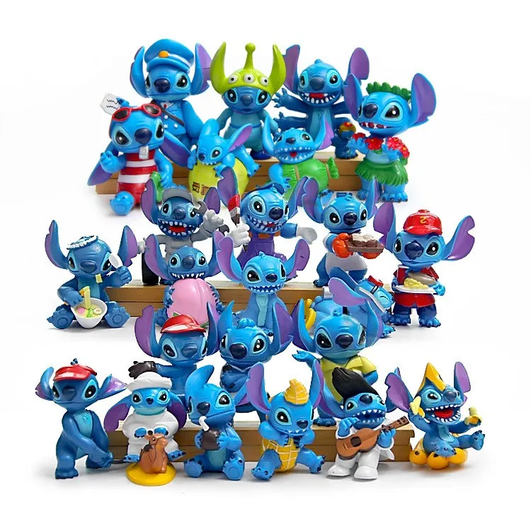 24pcs/set 4.5-6.5cm Stitch Cute Mini Figure Doll PVC Cartoon Stitch Decoration Toys Gift
24pcs/set 4.5-6.5cm Stitch Cute Mini Figure Doll PVC Cartoon Stitch Decoration Toys Gift