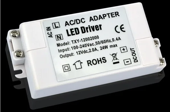 

24W Overload Protection LED Power Supply SMD LED Driver Power Transformer for MR11/G4/MR16/GU5.3 Light Bulbs AC100-240V to DC12V