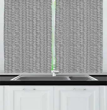 Charcoal Grey White Abstract Kitchen Curtains Waves Pattern Traditional Half Stripes Geometric Japanese Asian Lines Window
Charcoal Grey White Abstract Kitchen Curtains Waves Pattern Traditional Half Stripes Geometric Japanese Asian Lines Window