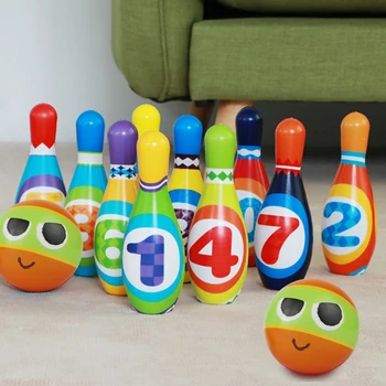 Lixada Bowling Balls Fitness Game for Kids Bowling Set with 6 Pins and 2 Balls Indoor Fun Game Safe Toys Entertainment
Lixada Bowling Balls Fitness Game for Kids Bowling Set with 6 Pins and 2 Balls Indoor Fun Game Safe Toys Entertainment