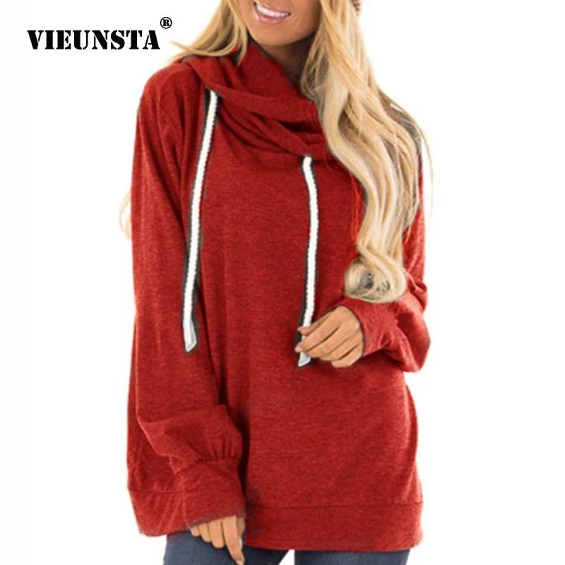 VIEUNSTA Autumn Winter Hoodie Sweatshirt Women 2019 Casual Long Sleeve Drawstring Hooded Tops Solid Loose Long Pullover Hoodies
VIEUNSTA Autumn Winter Hoodie Sweatshirt Women 2019 Casual Long Sleeve Drawstring Hooded Tops Solid Loose Long Pullover Hoodies