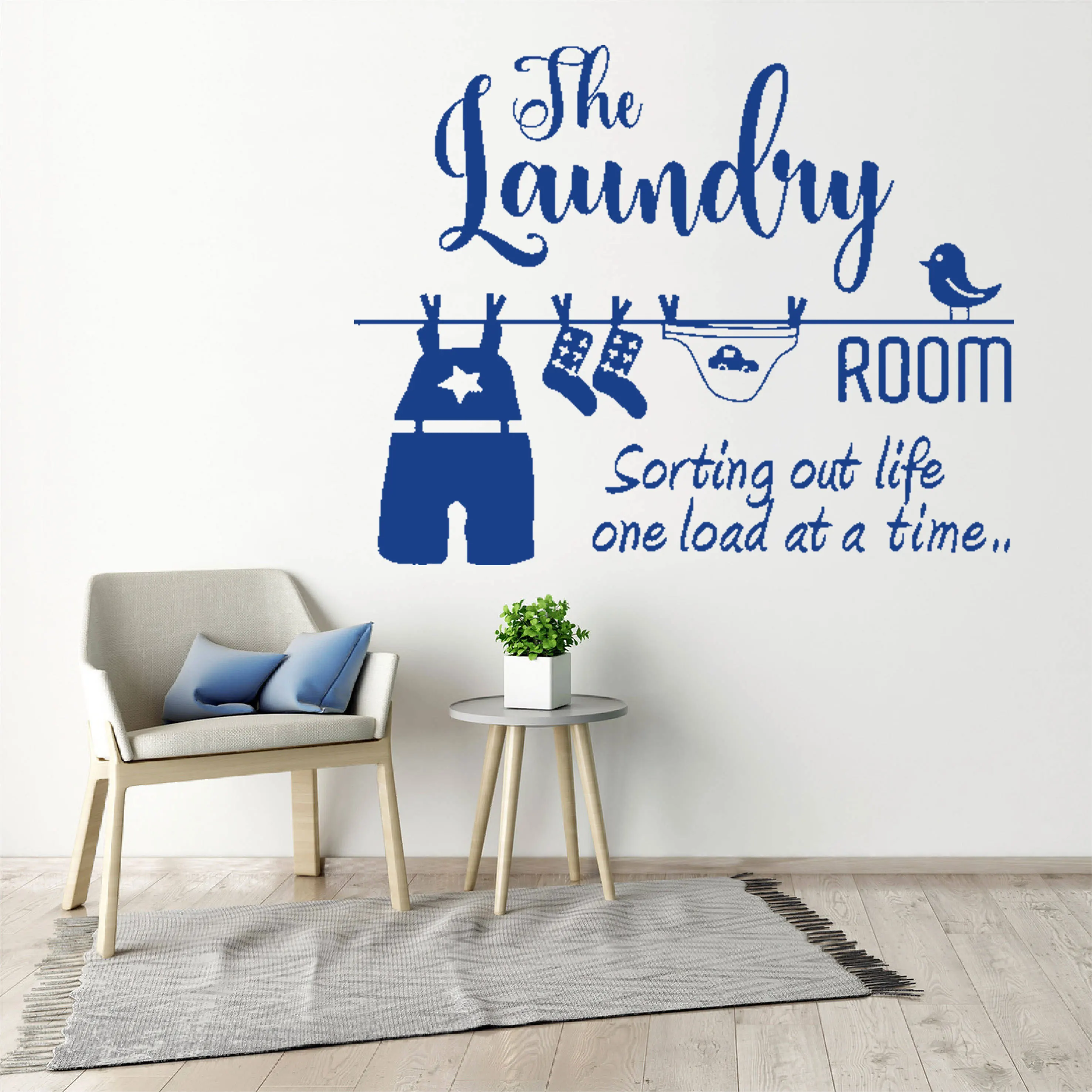 

Wall Sticker Laundry Room Home Decor Wall Sticker Decal Bedroom Vinyl Art Mural Room Decoration Stickers Wall Decor DW12257