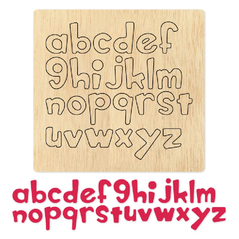 Lowercase Alphabet Scrapbook Cut Dies wood moulds die cut accessories wooden die Regola Acciaio Die
Lowercase Alphabet Scrapbook Cut Dies wood moulds die cut accessories wooden die Regola Acciaio Die