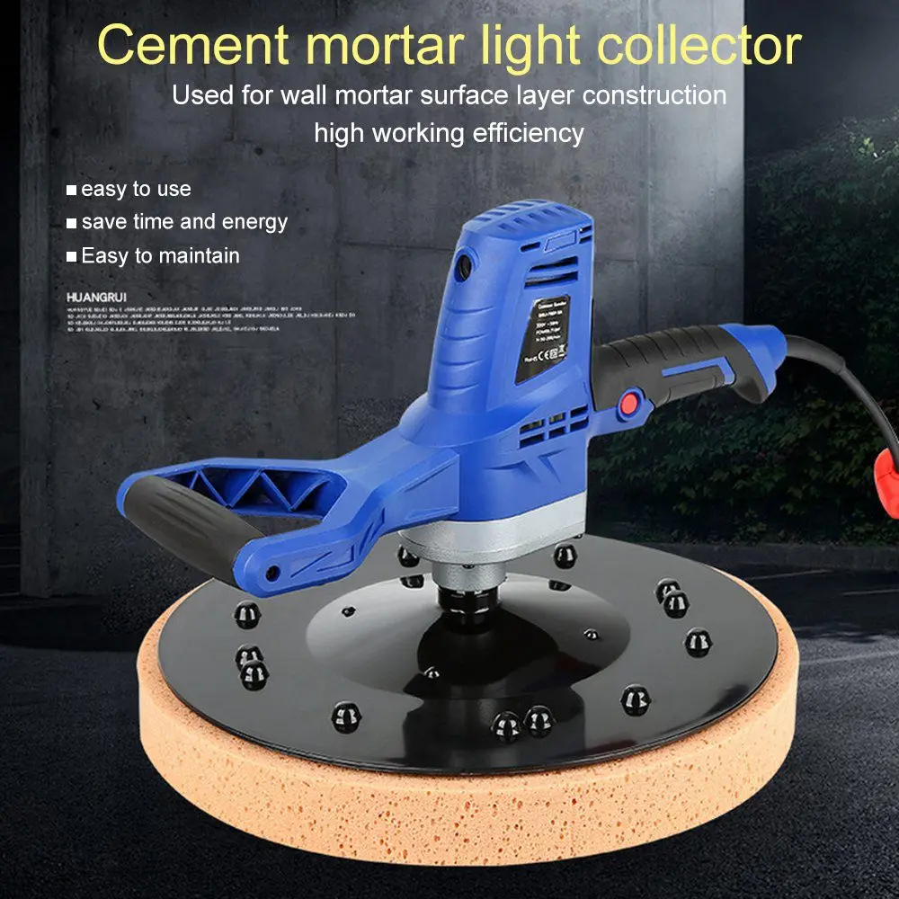 Cement Mortar MachineSponge Disk+Hard Disk+Chassis 220V+Adjustable Handheld Electric Cement Polishing Machine for Wall Decor
Cement Mortar MachineSponge Disk+Hard Disk+Chassis 220V+Adjustable Handheld Electric Cement Polishing Machine for Wall Decor