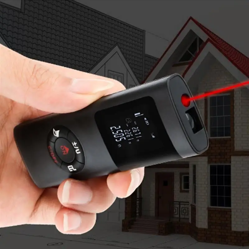 40M Smart Digital Laser Distance Meter Range Portable USB Charging Rangefinder Mini Handheld Distance Measuring Meter
40M Smart Digital Laser Distance Meter Range Portable USB Charging Rangefinder Mini Handheld Distance Measuring Meter