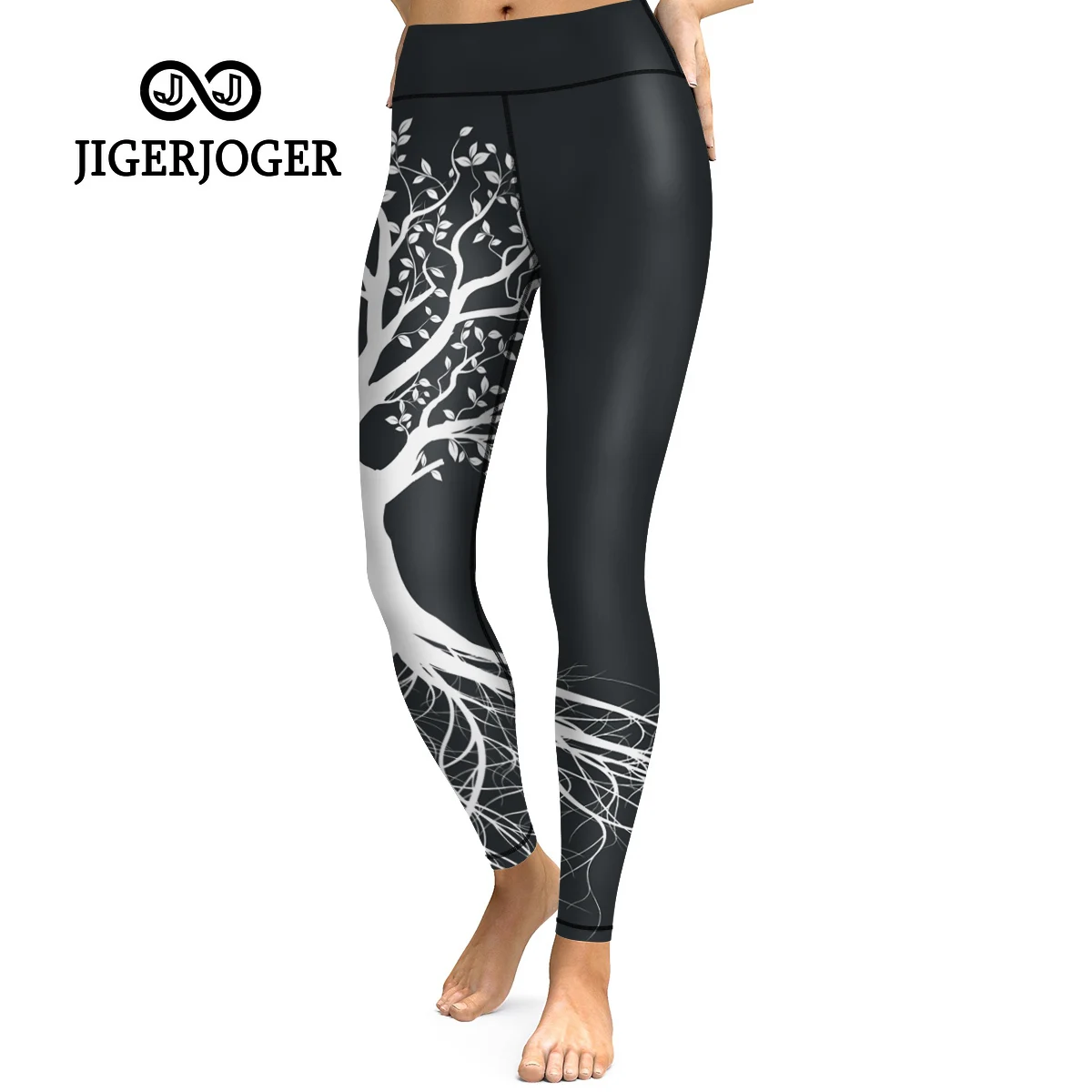 JIGERJOGER 2020 High-waisted Band Black Tree of Life printed Women's Yoga workout Pants Sports Ballet Dance Leggings activewear
JIGERJOGER 2020 High-waisted Band Black Tree of Life printed Women's Yoga workout Pants Sports Ballet Dance Leggings activewear