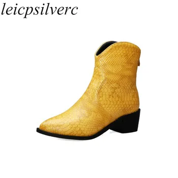 Women Boots Autumn Winter Med Heel Pointed Toe Ankle 2019 Europe and The United States Simple Wind Zipper Western Boots Black
Women Boots Autumn Winter Med Heel Pointed Toe Ankle 2019 Europe and The United States Simple Wind Zipper Western Boots Black