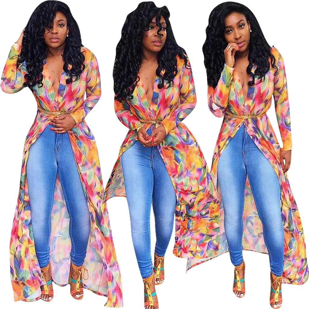 2019 explosion models Europe and the United States sexy print jacket cloak thin section
2019 explosion models Europe and the United States sexy print jacket cloak thin section