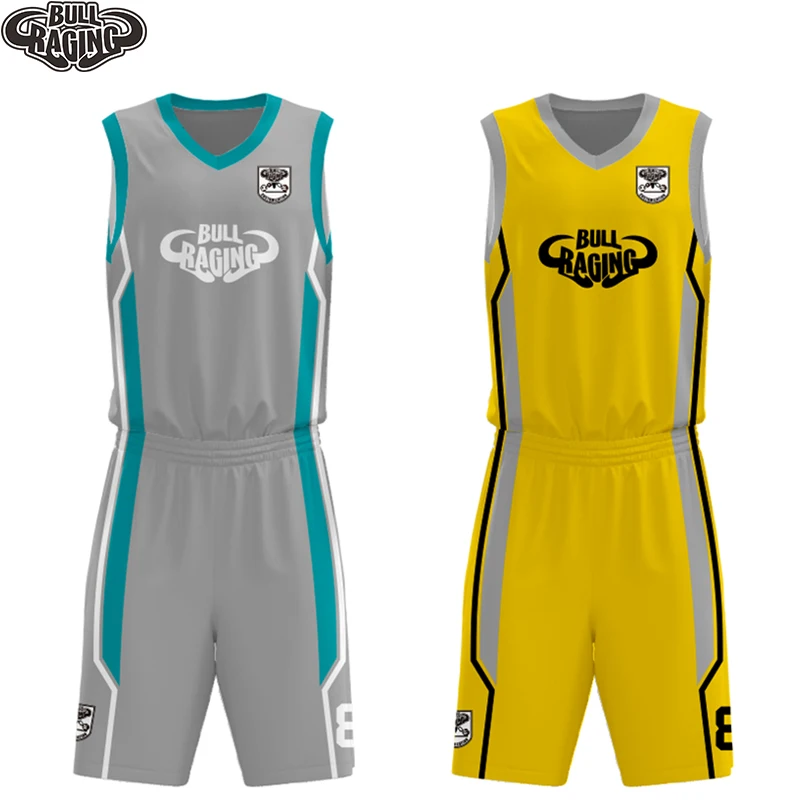 Grey Yellow Polyester Mesh Customized Sublimated Basketball Uniforms Reversible Basketball Shirts Shorts
Grey Yellow Polyester Mesh Customized Sublimated Basketball Uniforms Reversible Basketball Shirts Shorts