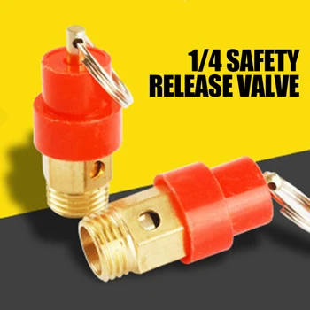 1/4'' Safety Release Valve 120PSI Air Compressor Safety Relief Valve Pressure Release Regulator 9mm Dia For Pressure Piping
1/4'' Safety Release Valve 120PSI Air Compressor Safety Relief Valve Pressure Release Regulator 9mm Dia For Pressure Piping