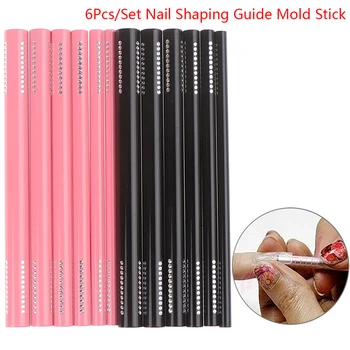 UV Gel Manicure Tools 6Pcs/Set Artificial Form Builder Tips Acrylic C Curve Shaping Curving Sticks Tube French Rod Nail Art Tips
UV Gel Manicure Tools 6Pcs/Set Artificial Form Builder Tips Acrylic C Curve Shaping Curving Sticks Tube French Rod Nail Art Tips
