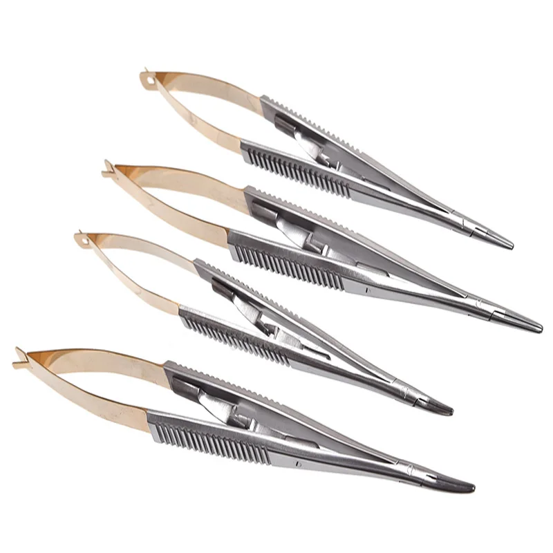 1Pc Surgical Dental Orthodontic Implant Castroviejo Needle Holders Tools 14cm & 16cm / Straight / Curved for choose
1Pc Surgical Dental Orthodontic Implant Castroviejo Needle Holders Tools 14cm & 16cm / Straight / Curved for choose