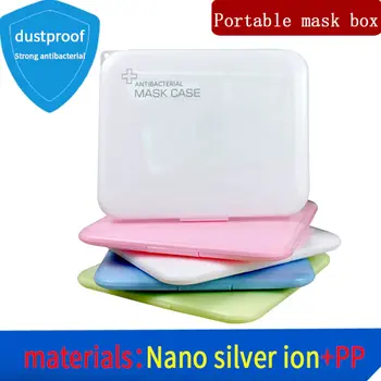 Disposable Mask Storage Box PP Silver Ion Disinfection Portable Mask Holder Organizer Face Masks Container Dustproof Case
Disposable Mask Storage Box PP Silver Ion Disinfection Portable Mask Holder Organizer Face Masks Container Dustproof Case