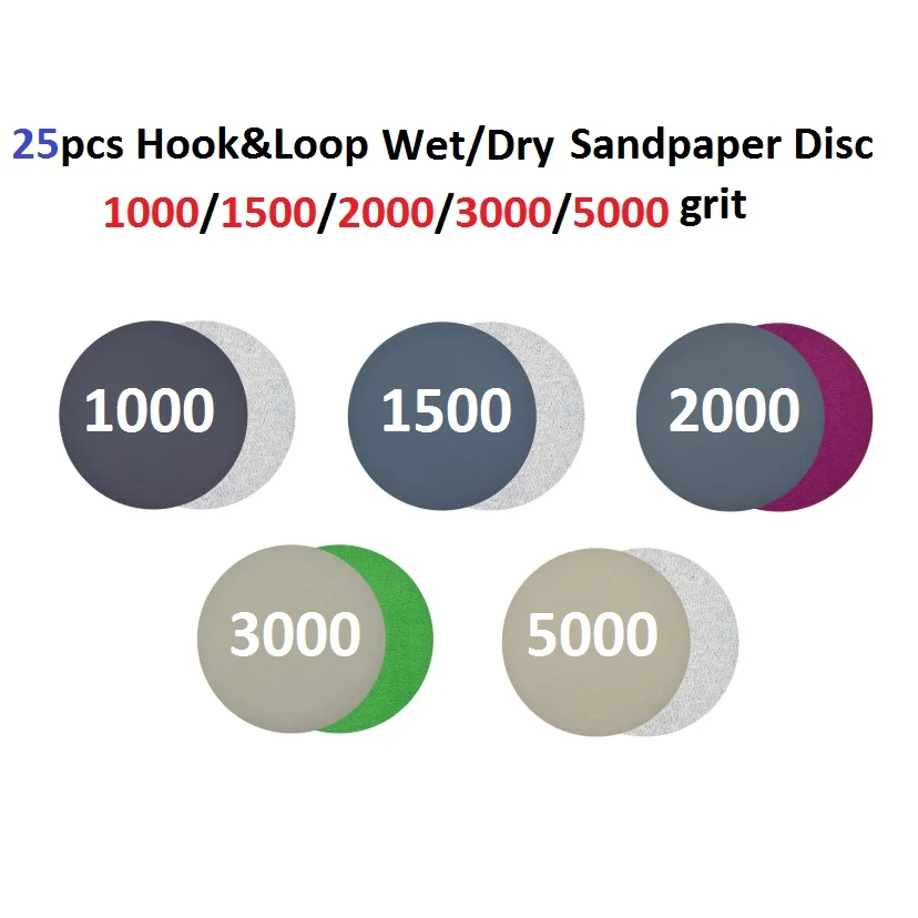 25pcs 3inch 75mm Disc Backing Flocking Sandpaper DA Disc Sander Angle Grinder Burnishing Sandpaper For Wet/dry Sanding Accessory
25pcs 3inch 75mm Disc Backing Flocking Sandpaper DA Disc Sander Angle Grinder Burnishing Sandpaper For Wet/dry Sanding Accessory