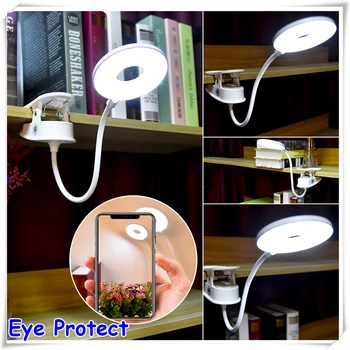 3Color Temperature Clip Eye Protection Rechargeable Reading Dimmable USB LED Table Lamps Battery Operated Touch Switch Desk Lamp
3Color Temperature Clip Eye Protection Rechargeable Reading Dimmable USB LED Table Lamps Battery Operated Touch Switch Desk Lamp