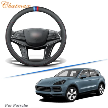 Car Steering Wheel Cover Black Leather Universal Fit for Porsche Macan Cayenne 718 911 All Series Easy to Install
Car Steering Wheel Cover Black Leather Universal Fit for Porsche Macan Cayenne 718 911 All Series Easy to Install