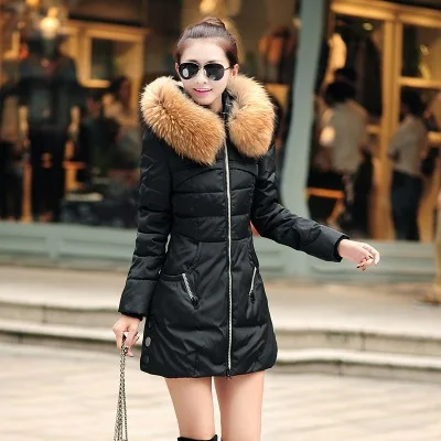 Off Season Mid-length Cotton-padded Clothes Cotton Coat Women's Thick Warm Slim Fit Slimming Da Mao with Hat Young And Middle-ag
Off Season Mid-length Cotton-padded Clothes Cotton Coat Women's Thick Warm Slim Fit Slimming Da Mao with Hat Young And Middle-ag
