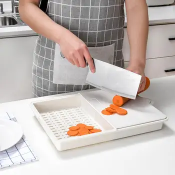 Three-In-One Chopping Board Vegetables Washing Basket Japanese Creative with 180Degree Turning Drain Cutting Board Antibacterial
Three-In-One Chopping Board Vegetables Washing Basket Japanese Creative with 180Degree Turning Drain Cutting Board Antibacterial