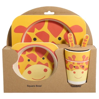 5Pcs/Set Cartoon Animal Plate+Bow+Fork+Cup Baby Dinnerware Feeding Set Bamboo Fiber Baby Lovely Children Container Tableware Set
5Pcs/Set Cartoon Animal Plate+Bow+Fork+Cup Baby Dinnerware Feeding Set Bamboo Fiber Baby Lovely Children Container Tableware Set
